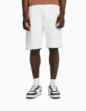 Bermuda básica felpa-BERSHKA Cheap