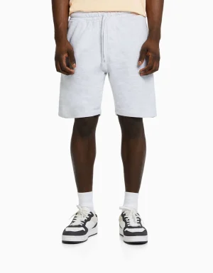 Bermuda básica felpa-BERSHKA Sale