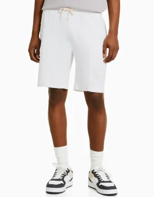 Bermuda jogger efecto rústico-BERSHKA Shop