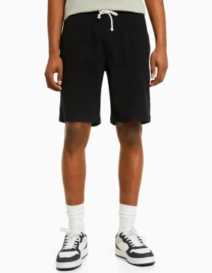 Bermuda jogger efecto rústico-BERSHKA Sale