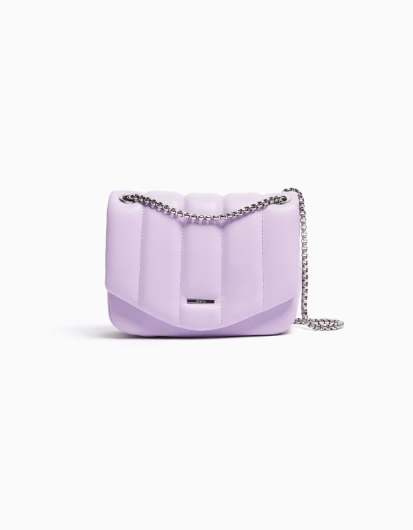 Bolso asa cadena acolchado vertical-BERSHKA Cheap