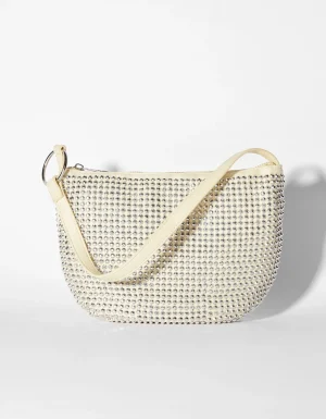 Bolso asa strass-BERSHKA Online