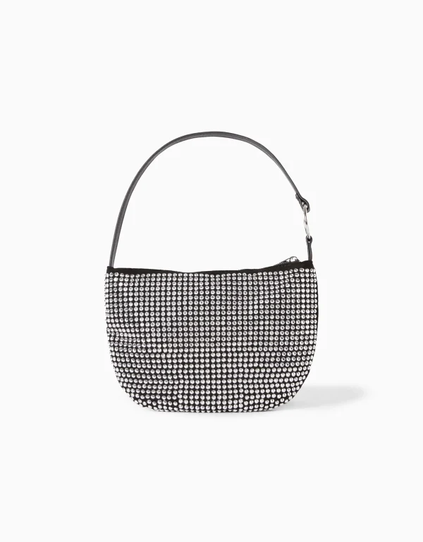 Bolso asa strass-BERSHKA Cheap