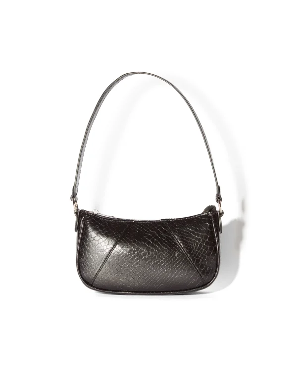 Bolso hombro efecto piel-BERSHKA Clearance