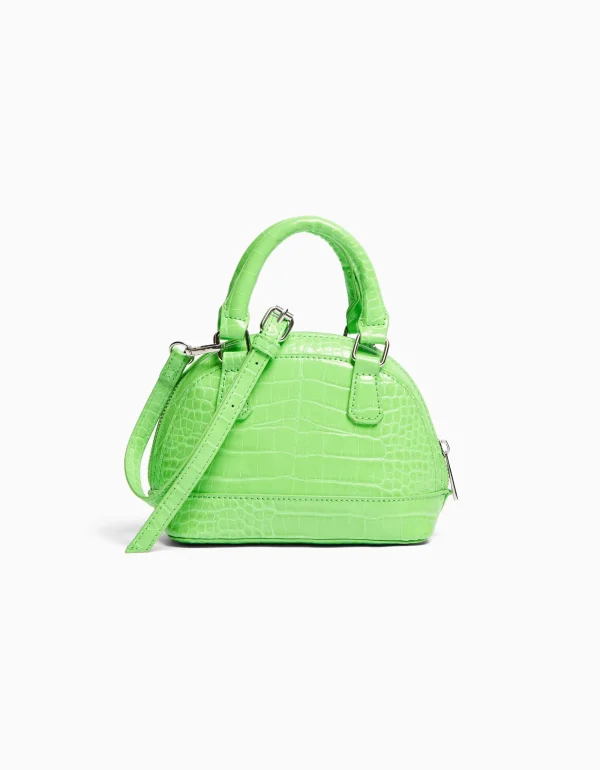 Bolso mini asa efecto cocodrilo-BERSHKA Best