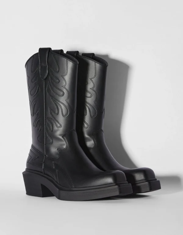 Botas cowboy hombre-BERSHKA Hot