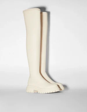 Botas planas XL suela track-BERSHKA Hot