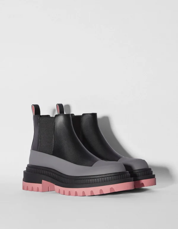 Botines planos suela color-BERSHKA Best Sale