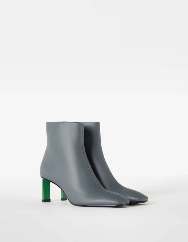 Botines tacón color-BERSHKA Flash Sale