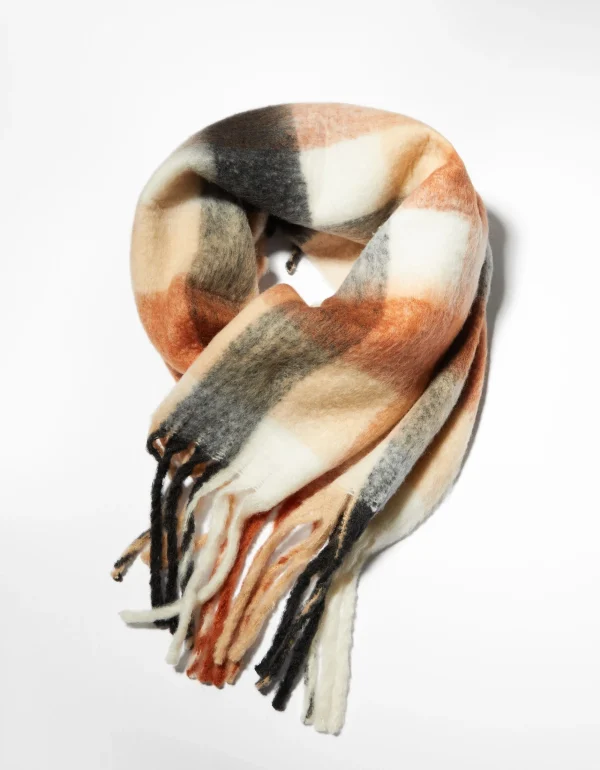 Bufanda cuadros-BERSHKA Sale