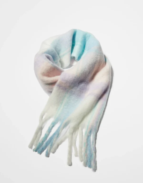 Bufanda cuadros-BERSHKA New