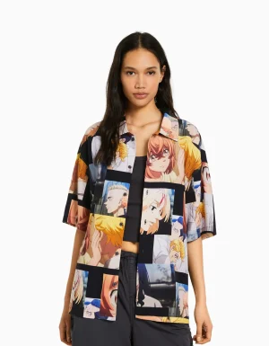 Camisa manga corta print TOKYO REVENGERS-BERSHKA Clearance