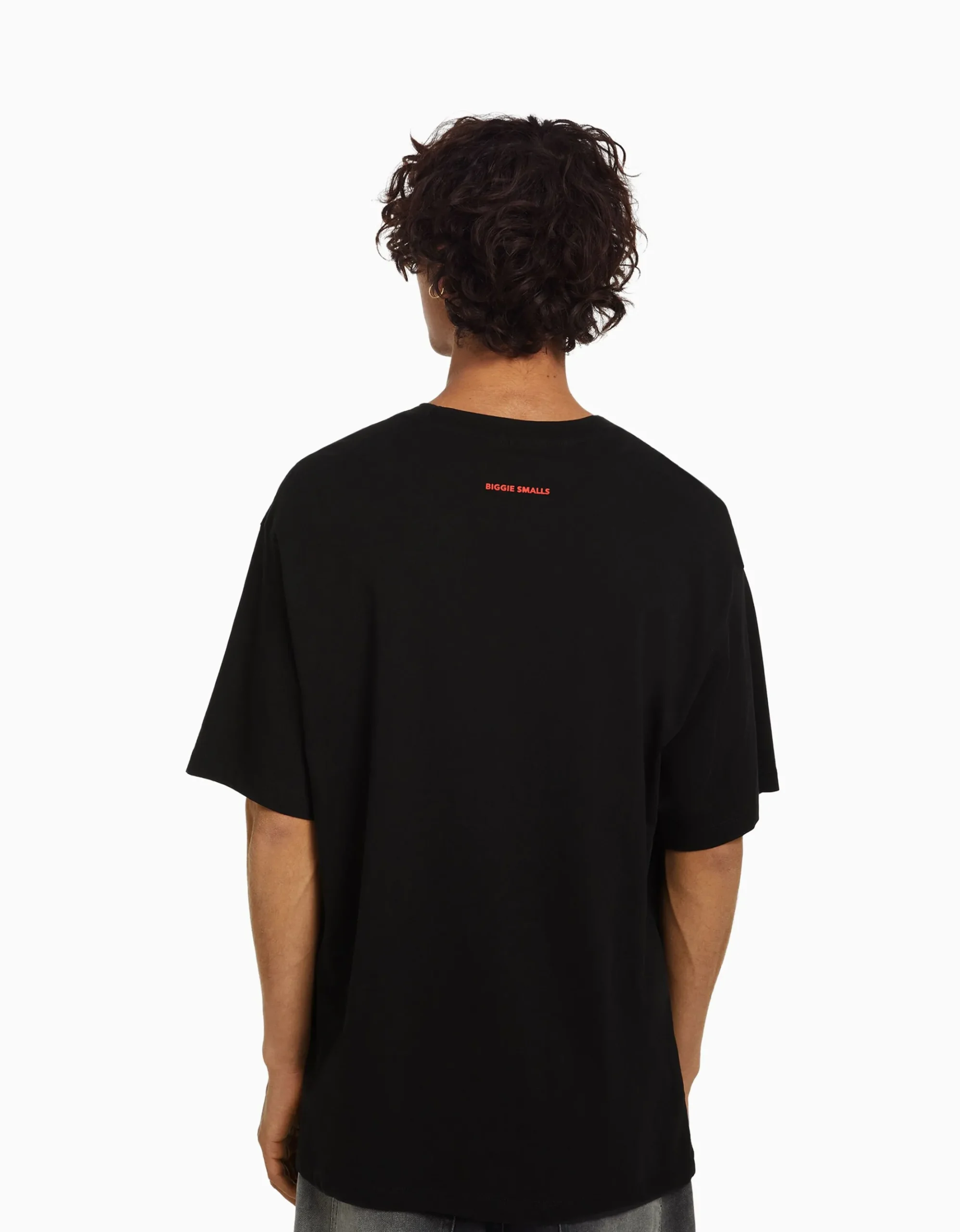 Camiseta manga corta boxy fit print The Notorious B.I.G.-BERSHKA Hot