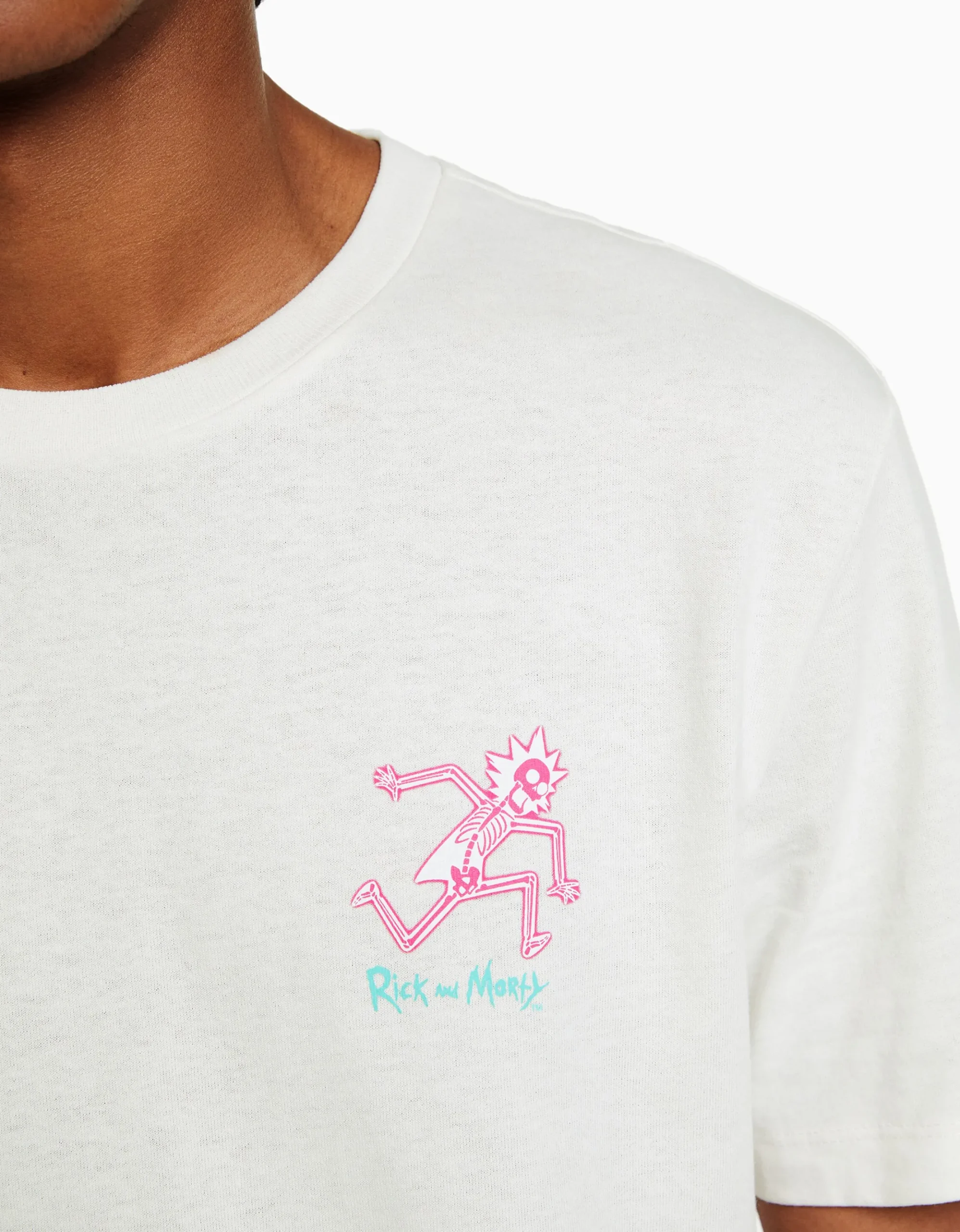 Camiseta manga corta regular fit print RickMorty-BERSHKA Best Sale