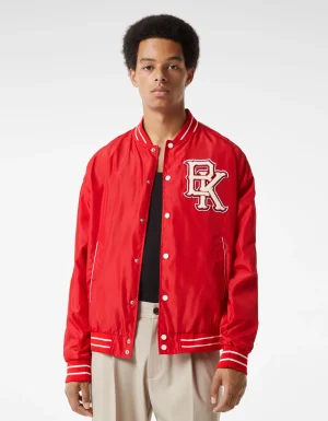 Cazadora ligera efecto nylon varsity-BERSHKA Cheap