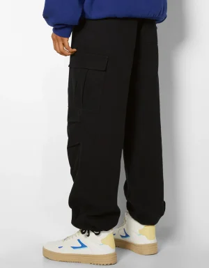 Jeans cargo parachute-BERSHKA Best Sale