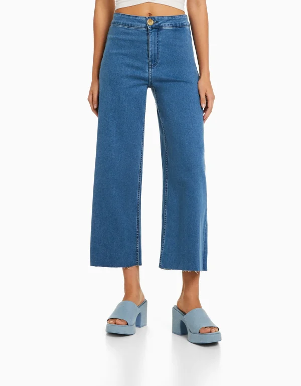 Jeans culotte-BERSHKA Outlet