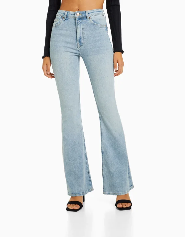 Jeans flare-BERSHKA New