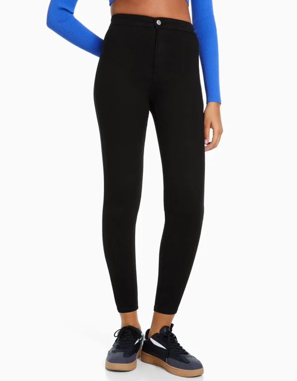 Jeans jegging super high waist-BERSHKA Fashion