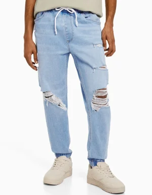 Jeans jogger rotos-BERSHKA Best