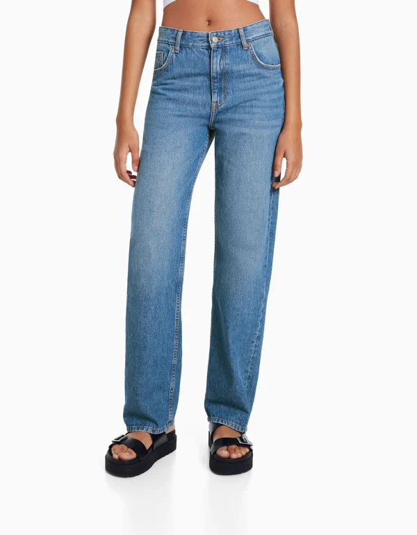 Jeans straight-BERSHKA Discount