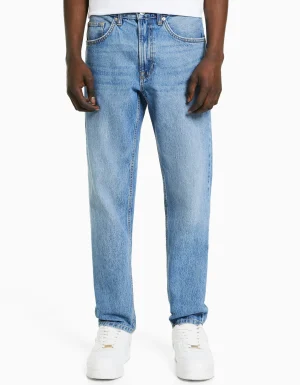 Jeans straight vintage-BERSHKA Flash Sale
