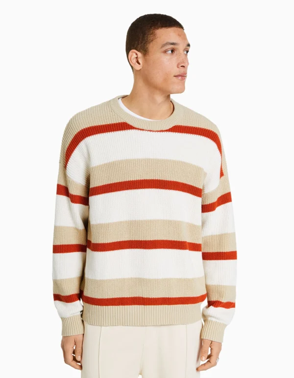 Jersey raya horizontal-BERSHKA Store