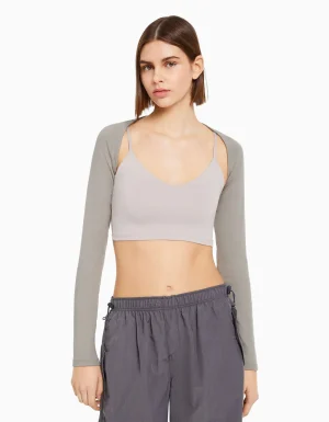 Manguitos básicos-BERSHKA Fashion