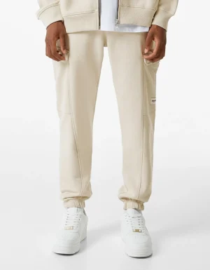 Pantalón felpa jogger cargo-BERSHKA Best