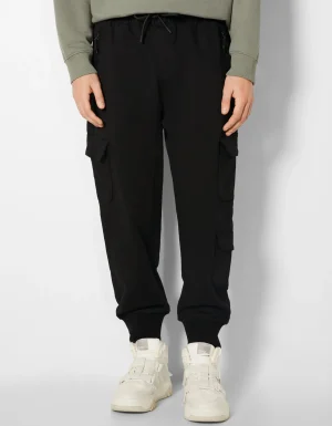 Pantalón jogger cargo slim-BERSHKA Outlet