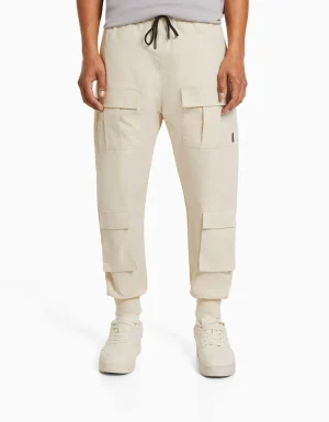 Pantalón jogger multicargo técnico-BERSHKA Shop