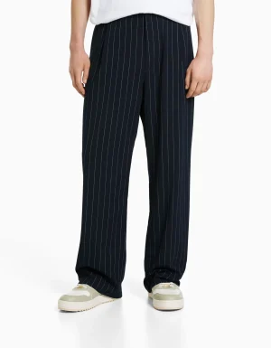 Pantalón tailoring rayas-BERSHKA Clearance