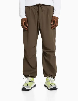 Pantalón técnico jogger parachute-BERSHKA Clearance