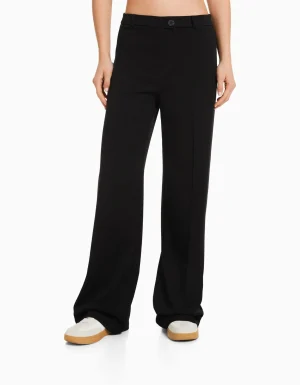 Pantalón wide leg tailoring trabillas-BERSHKA Best