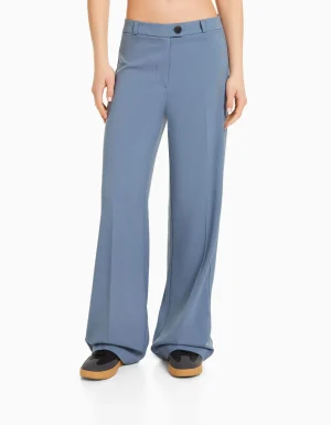 Pantalón wide leg tailoring trabillas-BERSHKA Sale