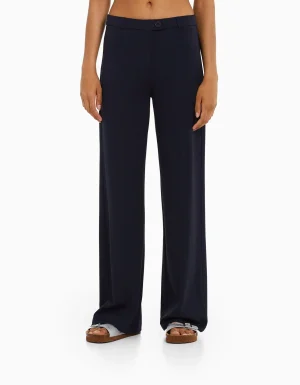 Pantalón wide leg tailoring trabillas-BERSHKA Sale