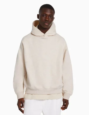 Sudadera capucha boxy fit-BERSHKA Discount