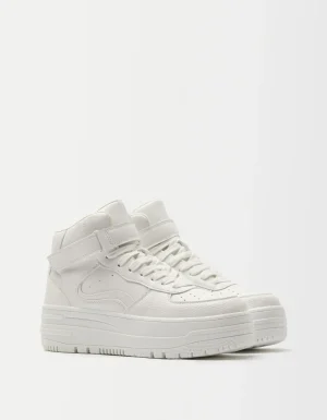 Zapatillas abotinadas tira-BERSHKA Shop