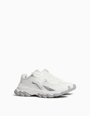 Zapatillas combinadas detalles metalizados-BERSHKA Fashion