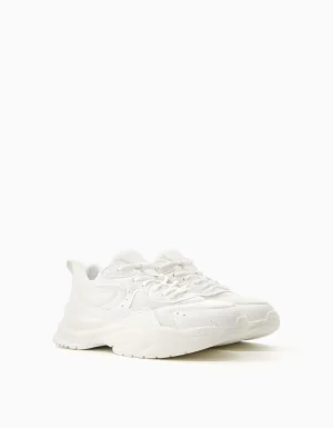 Zapatillas combinadas rejilla-BERSHKA Cheap