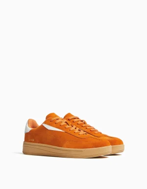 Zapatillas PIEL estilo retro-BERSHKA Hot